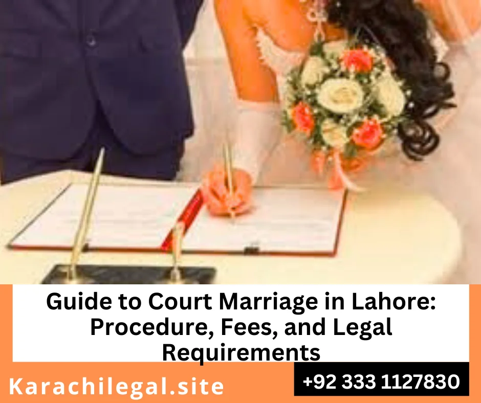 court marriage lawyers in Lahore